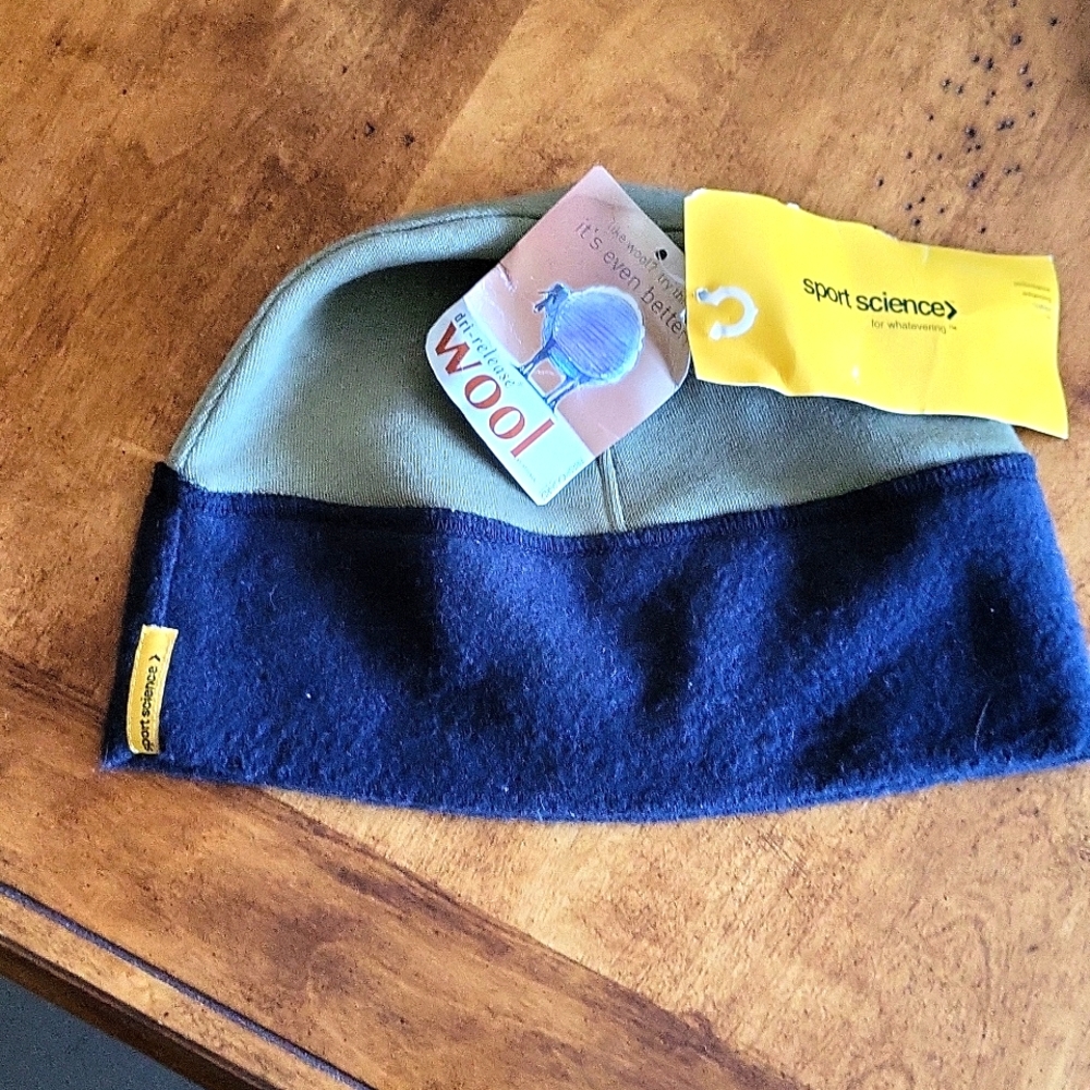 A wool beanie